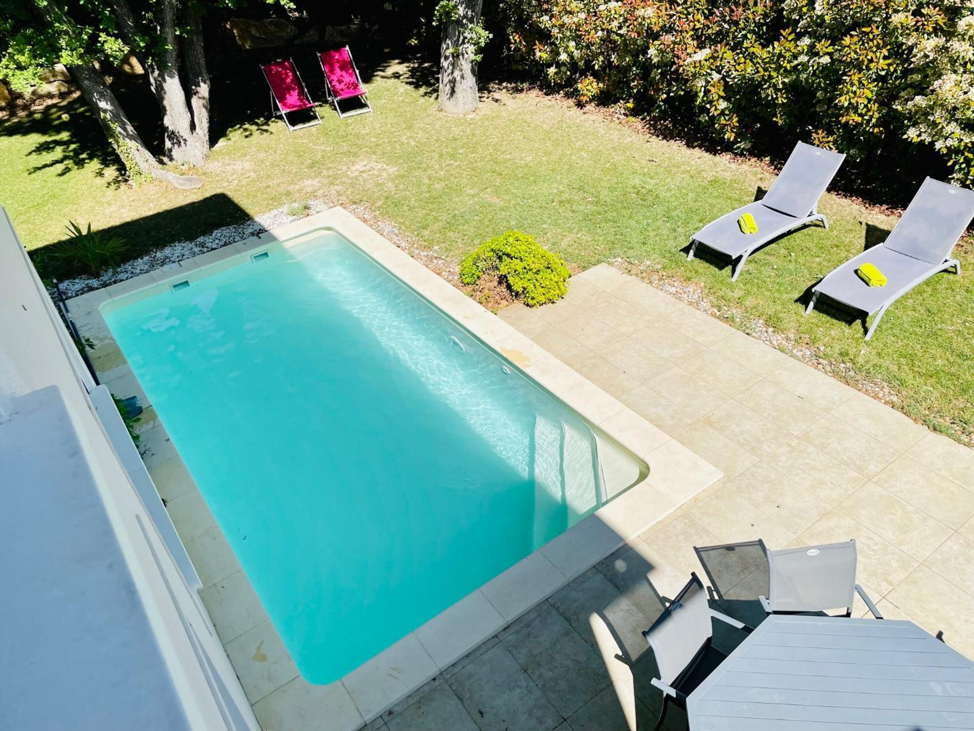Les Jardins Du Castelas - Piscines, Jardins Et Spas Privatifs Uchaux Pokoj fotografie