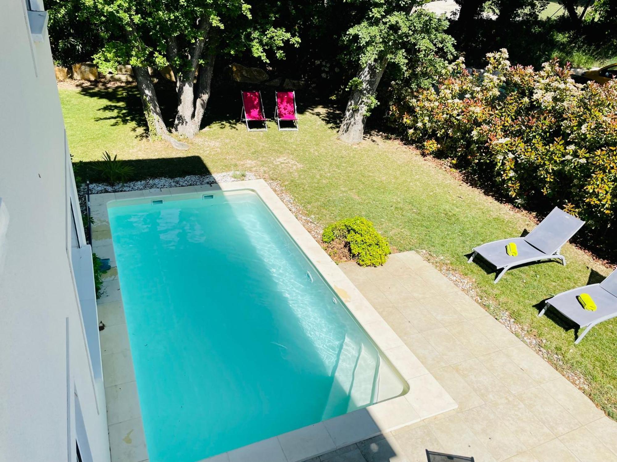 Les Jardins Du Castelas - Piscines, Jardins Et Spas Privatifs Uchaux Pokoj fotografie
