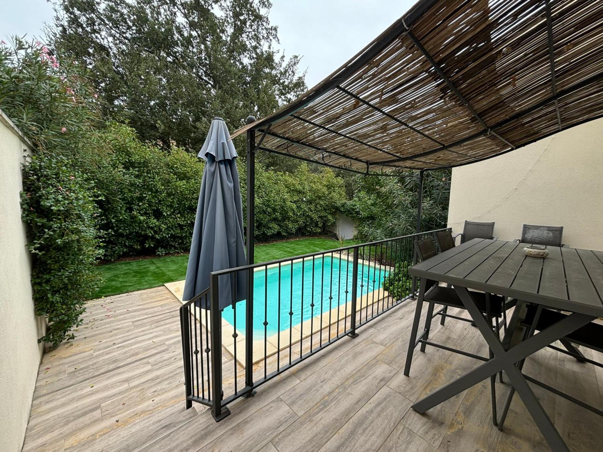 Les Jardins Du Castelas - Piscines, Jardins Et Spas Privatifs Uchaux Exteriér fotografie