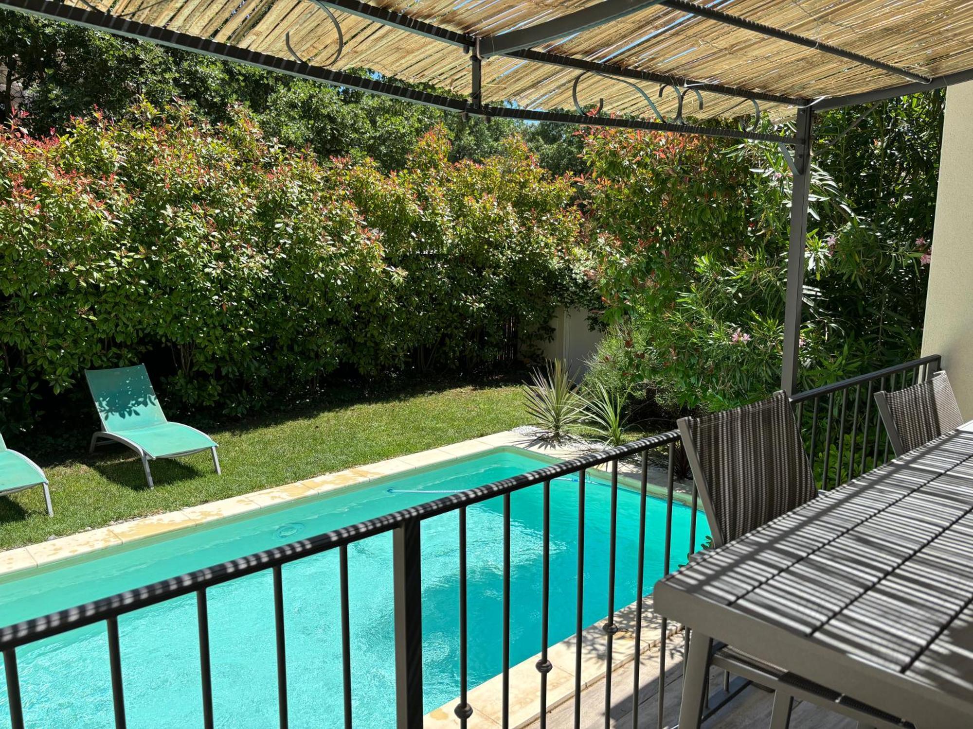 Les Jardins Du Castelas - Piscines, Jardins Et Spas Privatifs Uchaux Exteriér fotografie